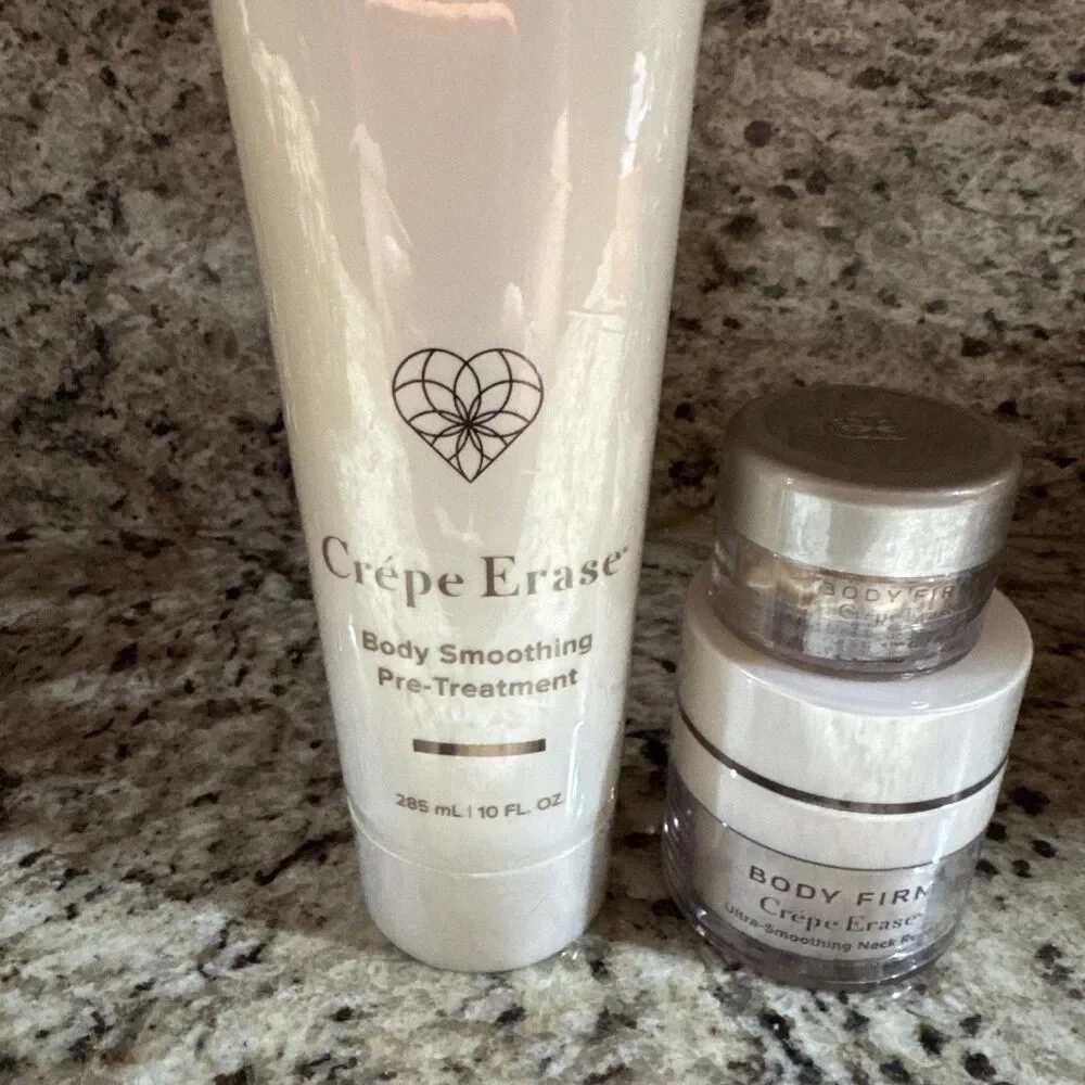 Crepe Erase Body Firm 3pc Set Pre-Treatment Neck Repair Line Smoothing Capsules